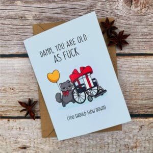 Oldie but Goldie Birthday Card