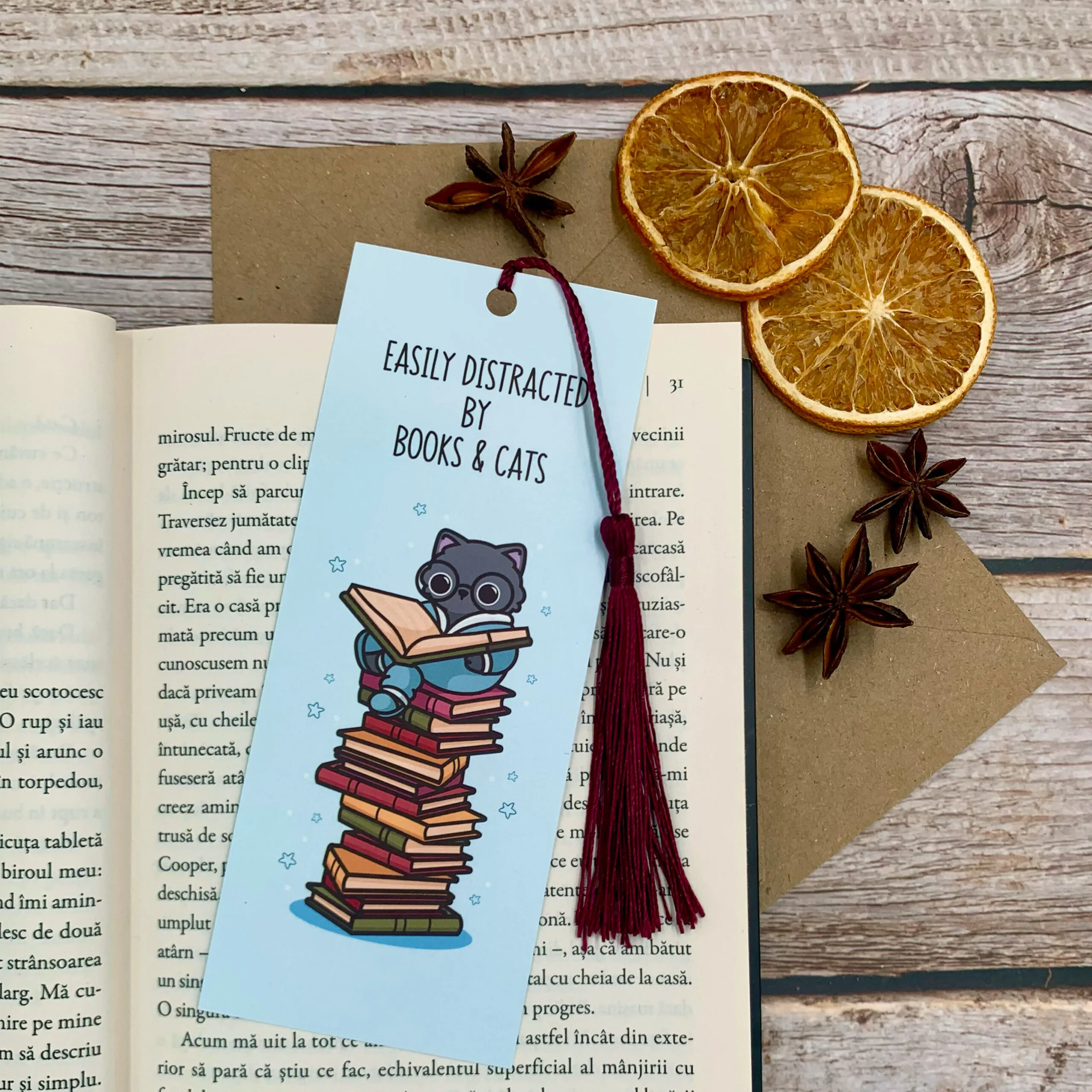 Fur and Fiction Bookmark