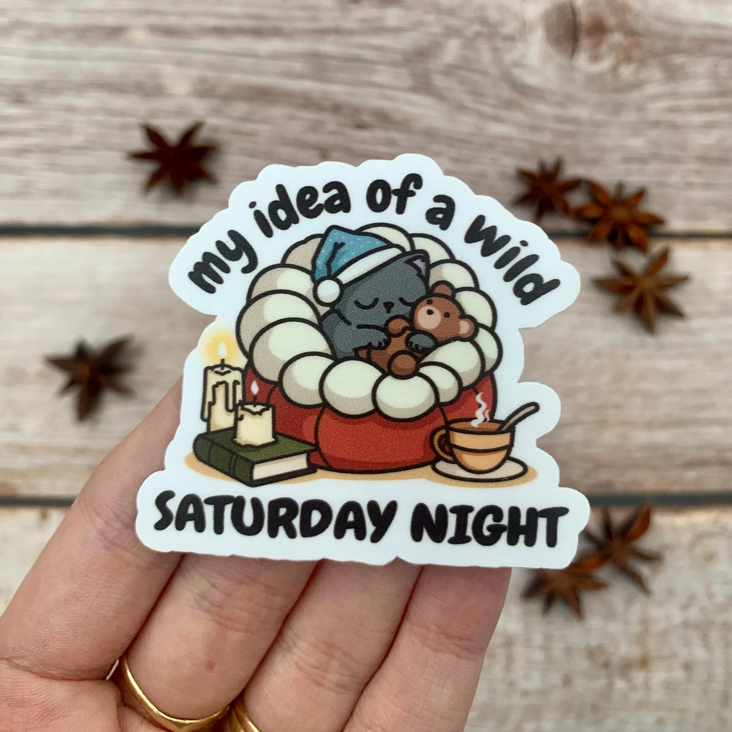 Saturday Night Bubu Sticker