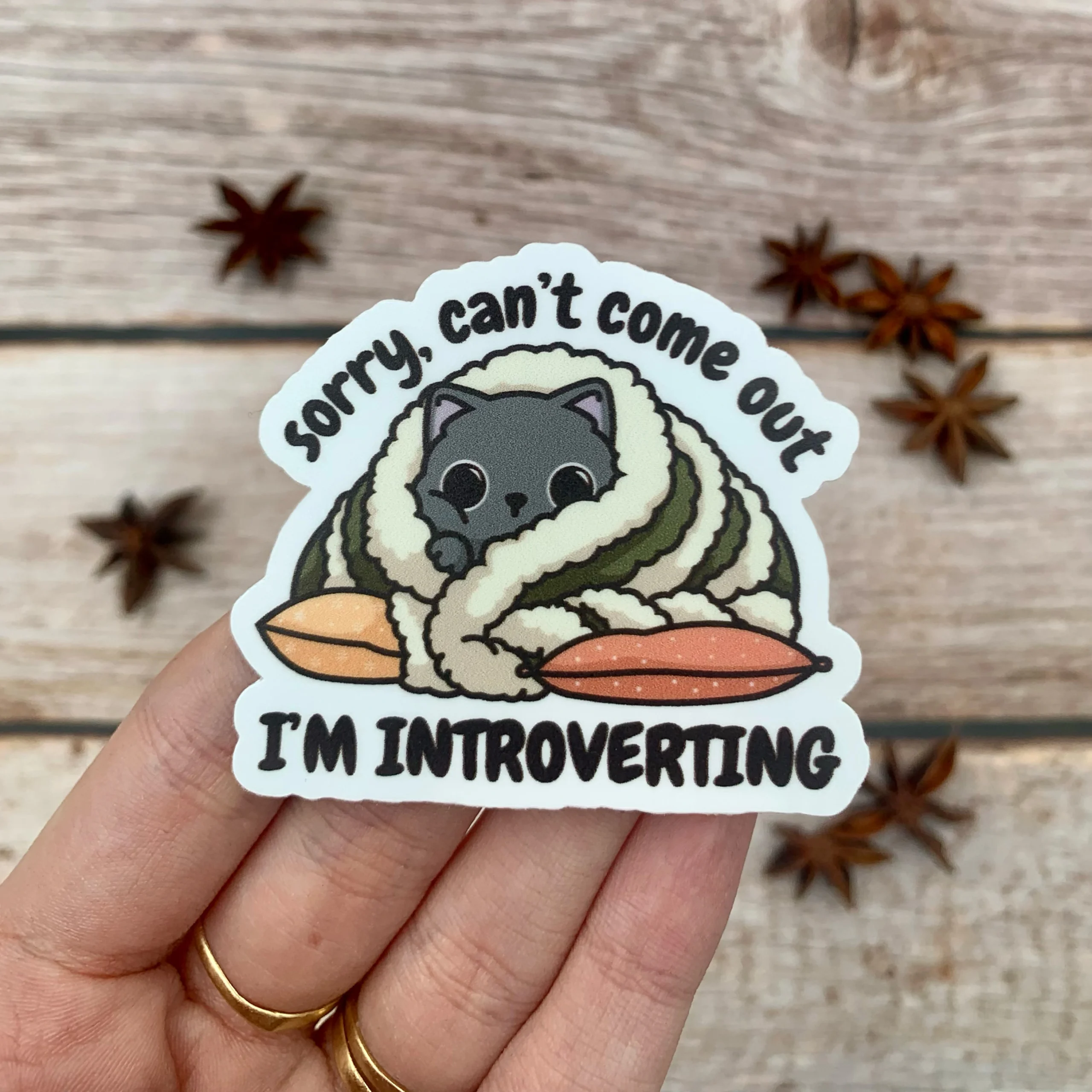 Introverted Bubu Sticker