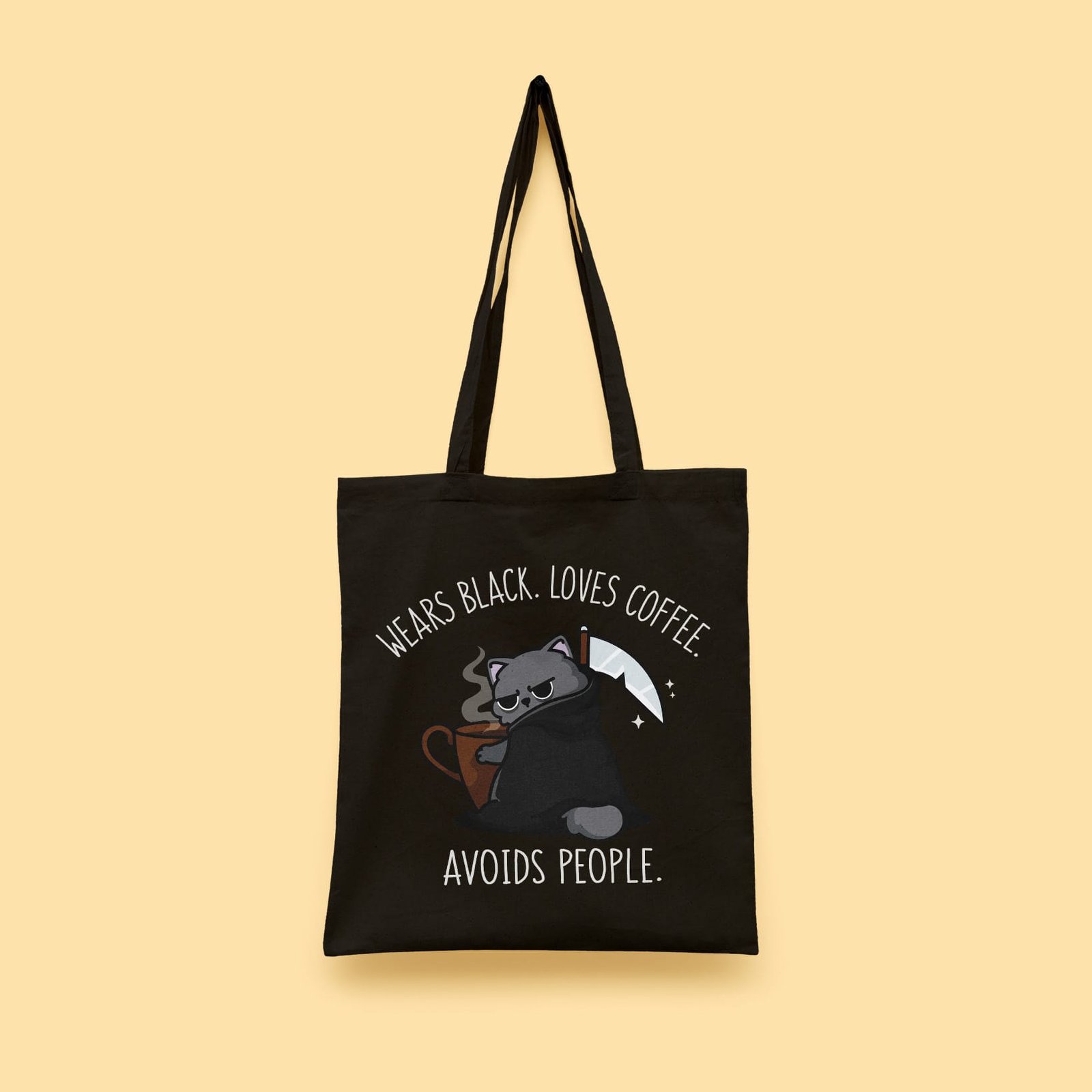 Tote Bag – All black - Image 2