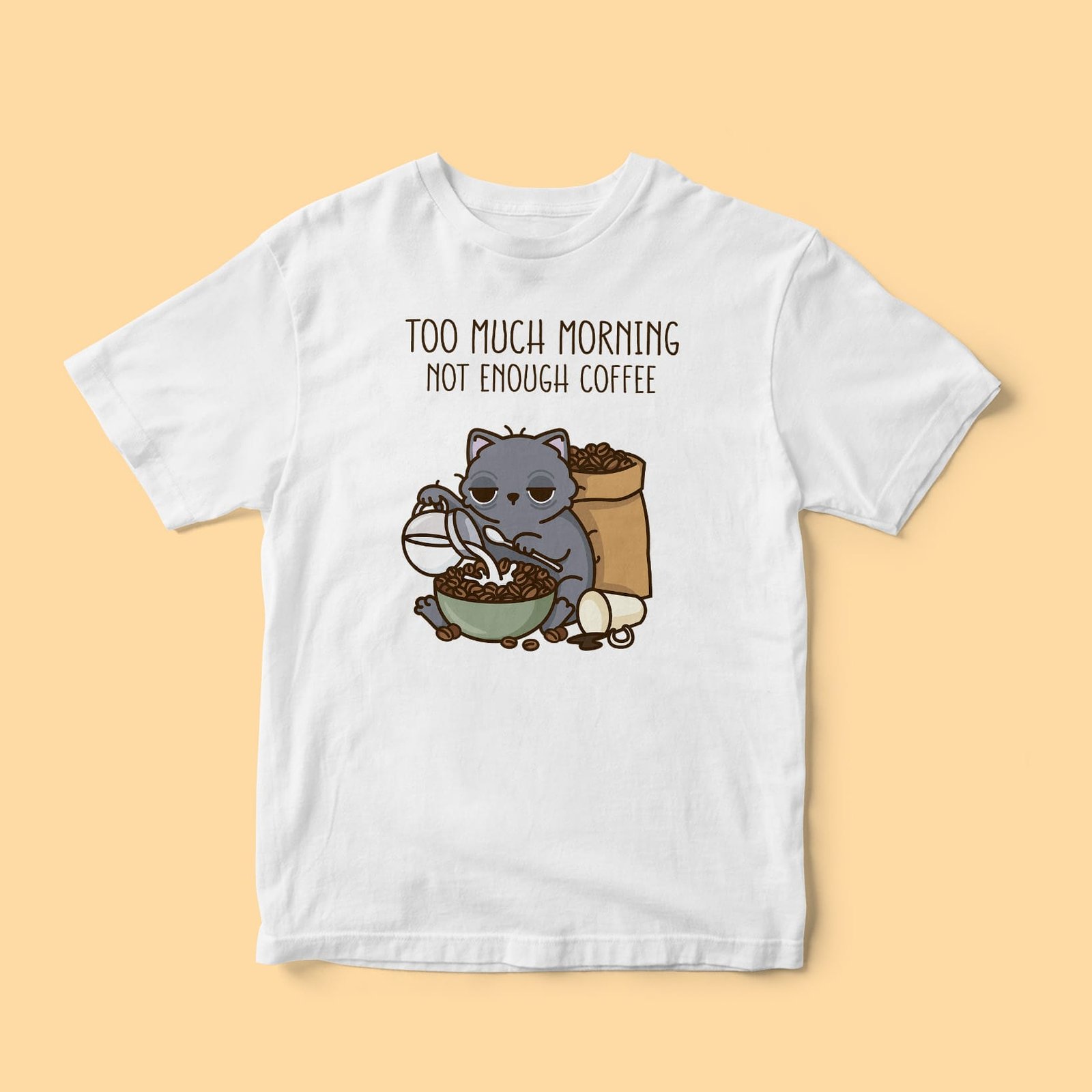 T-shirt – Too morning - Image 3