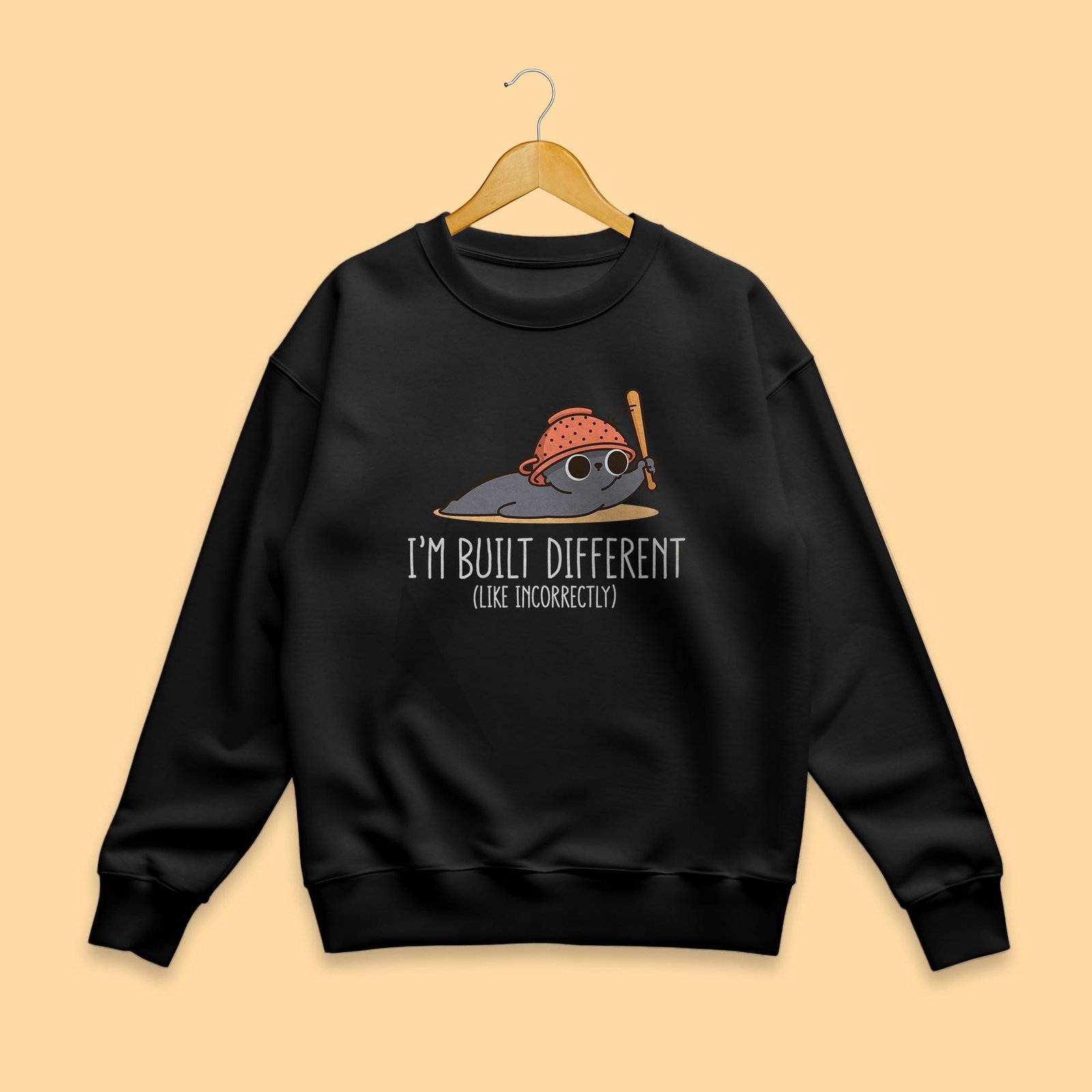 Sweatshirt – Built different - Image 2