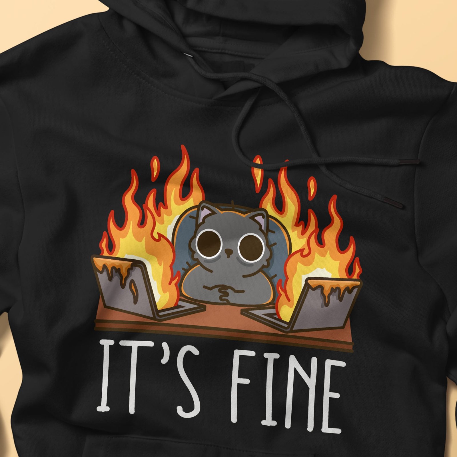 Hoodie – It's fine - Image 3