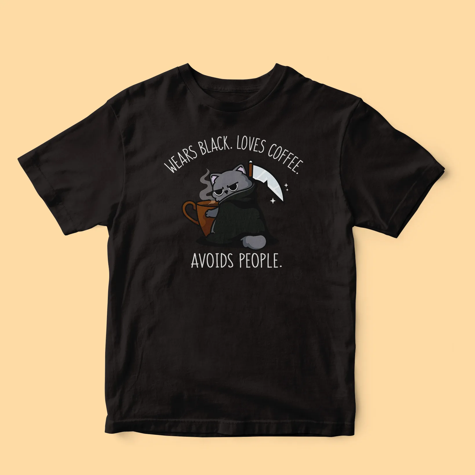 T-shirt – All Black - Image 2