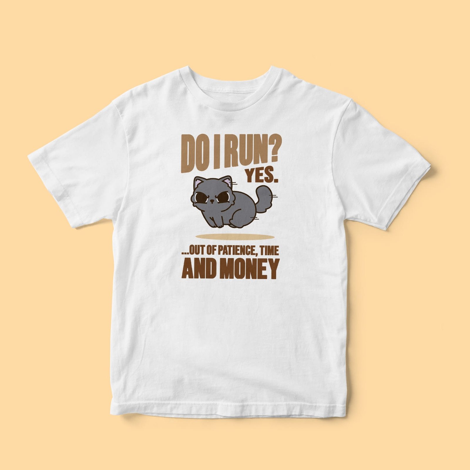 T-shirt – Running Out - Image 2