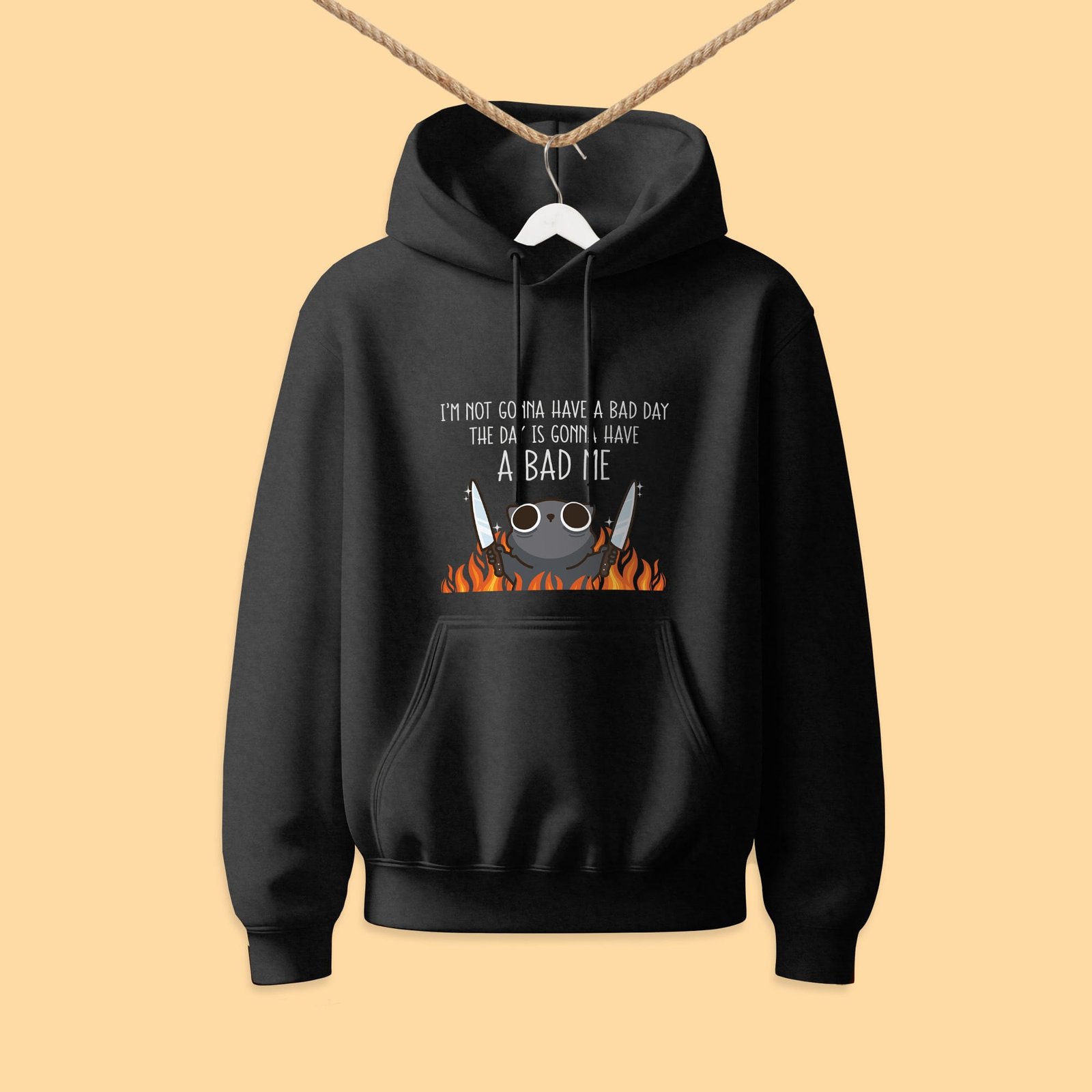 Hoodie – Bad me - Image 2