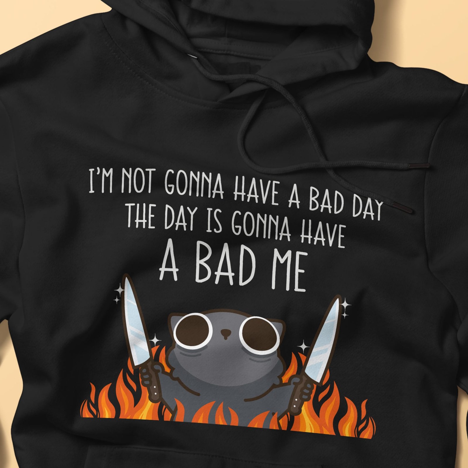 Hoodie – Bad me - Image 3