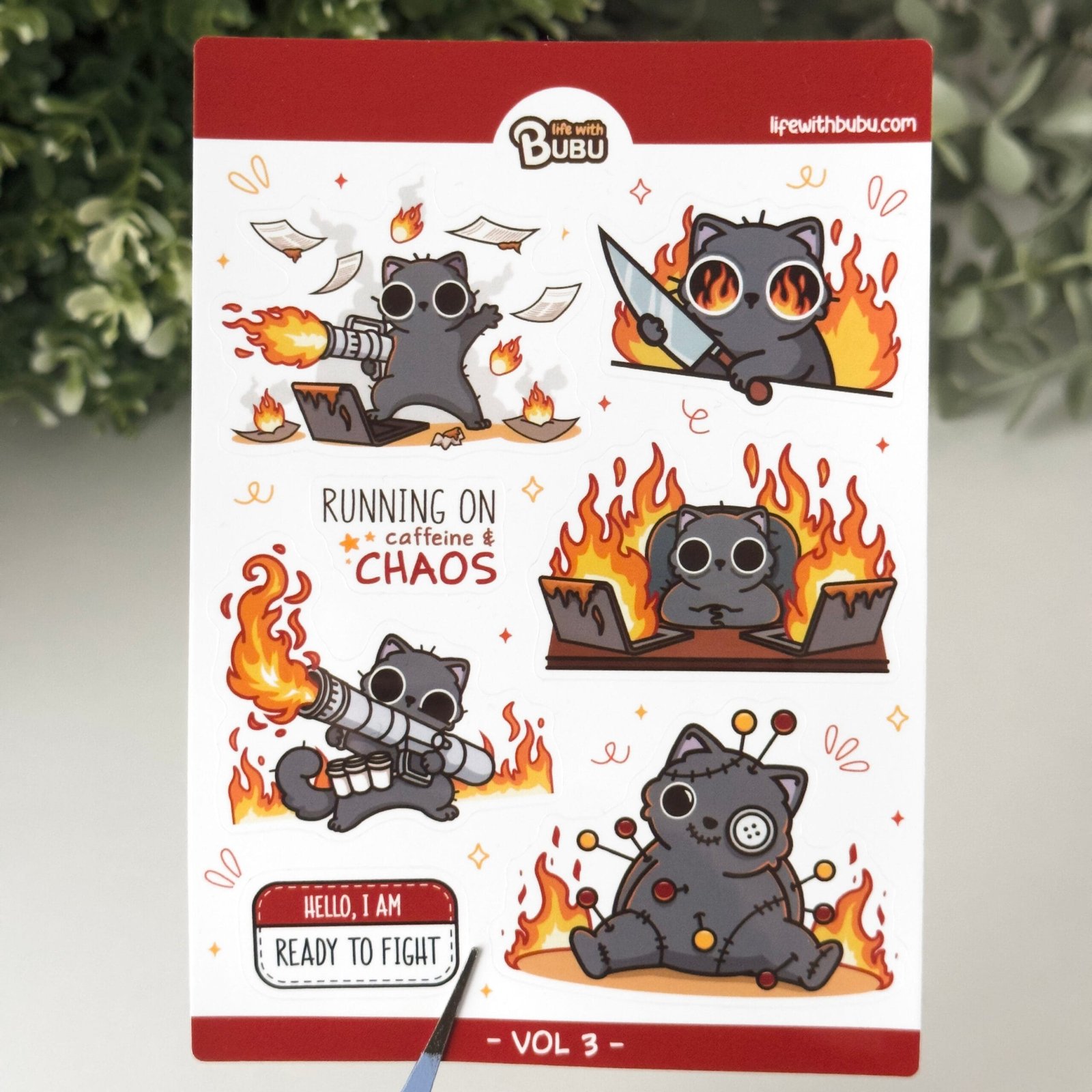 Sticker Sheet - CHAOS (A6)