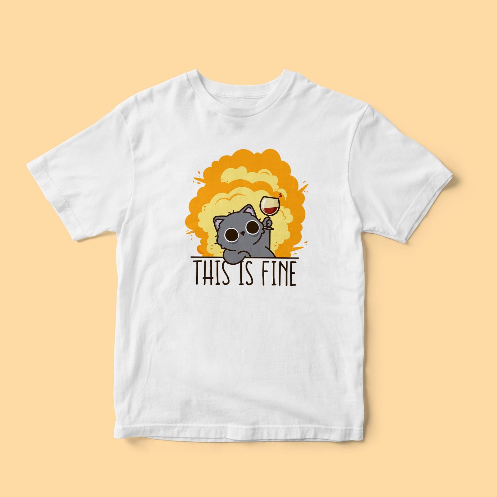 T-shirt – This is fine - Image 2