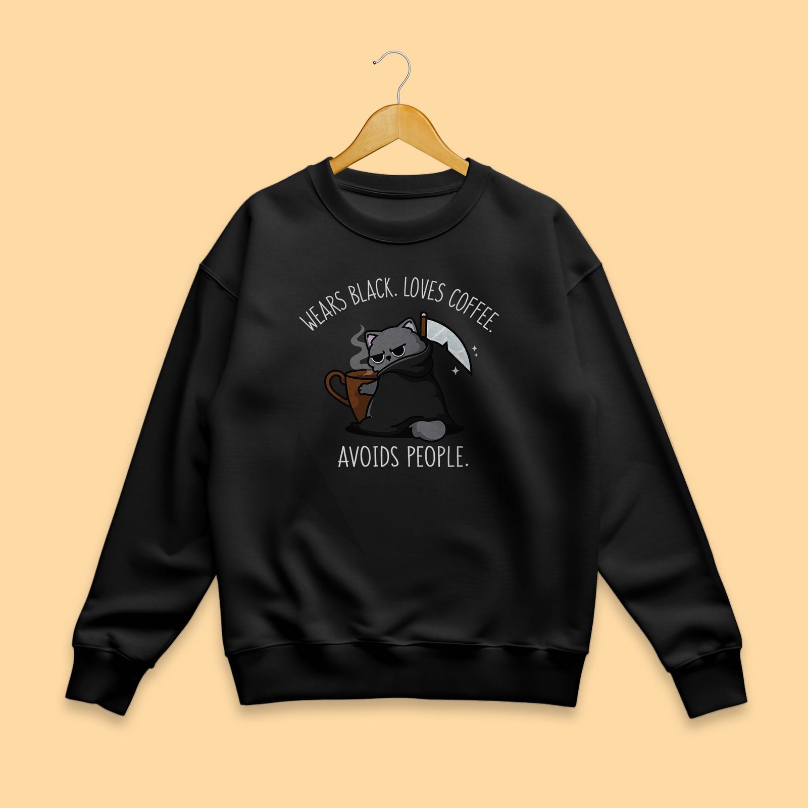 Sweatshirt – All black - Image 2