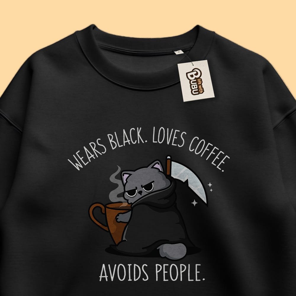 Sweatshirt – All black